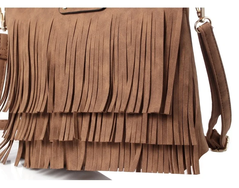 NIGEDU Vintage Tassel Shoulder Bag Small Female Crossbody Bags for Women Messenger Bags High Quality Pu Leather Handbag and Wallet (16)