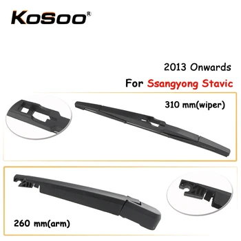 

KOSOO Auto Rear Car Wiper Blade For Ssangyong Stavic,310mm 2013 Onwards Rear Window Windshield Wiper Blades Arm,Car Accessories