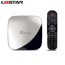 L8STAR X88 pro Android 9,0 tv BOX 2,4G & 5G Dual WiFi RK3318 четырехъядерный смарт-бокс 2 ГБ/4 Гб ram 16 Гб-64 Гб rom 4K плеер PK X96 Max