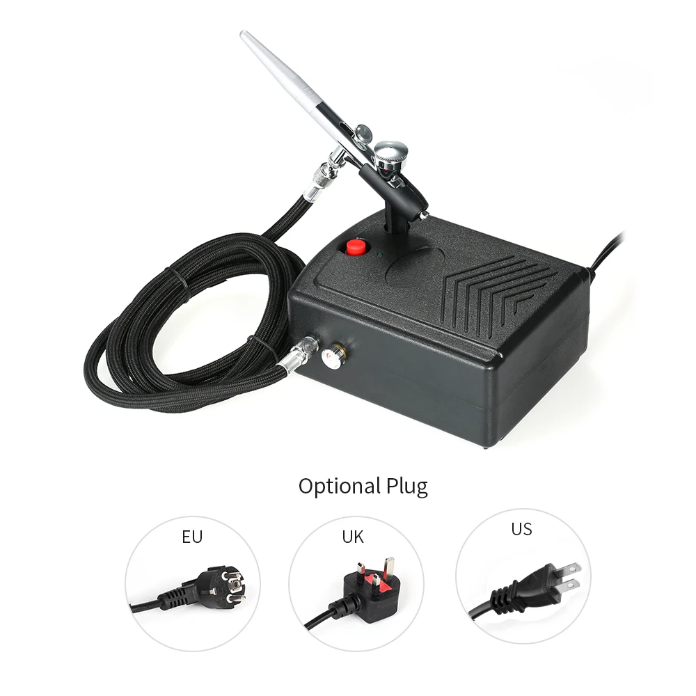 KKmoon-Gravity-Feed-Dual-Action-Airbrush-Air-Compressor-Kit-for-Art-Painting-Nail-Tattoo-Spraying-Air(5)
