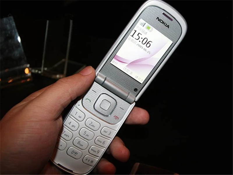 3710f Оригинальный разблокирована Nokia Оригинал Флип 3710 сотовый телефон 3g 3.2MP Камера
