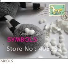 ОД-10 3D 200 шт./пакет большой белый мягкий он Книги по искусству Дизайн ногтей Аксессуары Дизайн ногтей Стикеры мягкие Стикеры