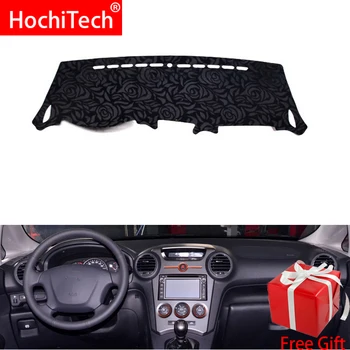 

Rose Pattern Non-slip Dashmat Dash Mat Dashboard Cover Pad Cover Carpet Car Sticker for kia carens 2007 2008-2011 Car Styling