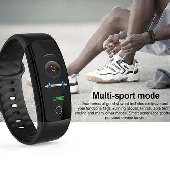 

2018 New smartband heart rate monitor sleep tracker smart wristband call message reminder smart bracelet KYP-014 PK mi band 2 3