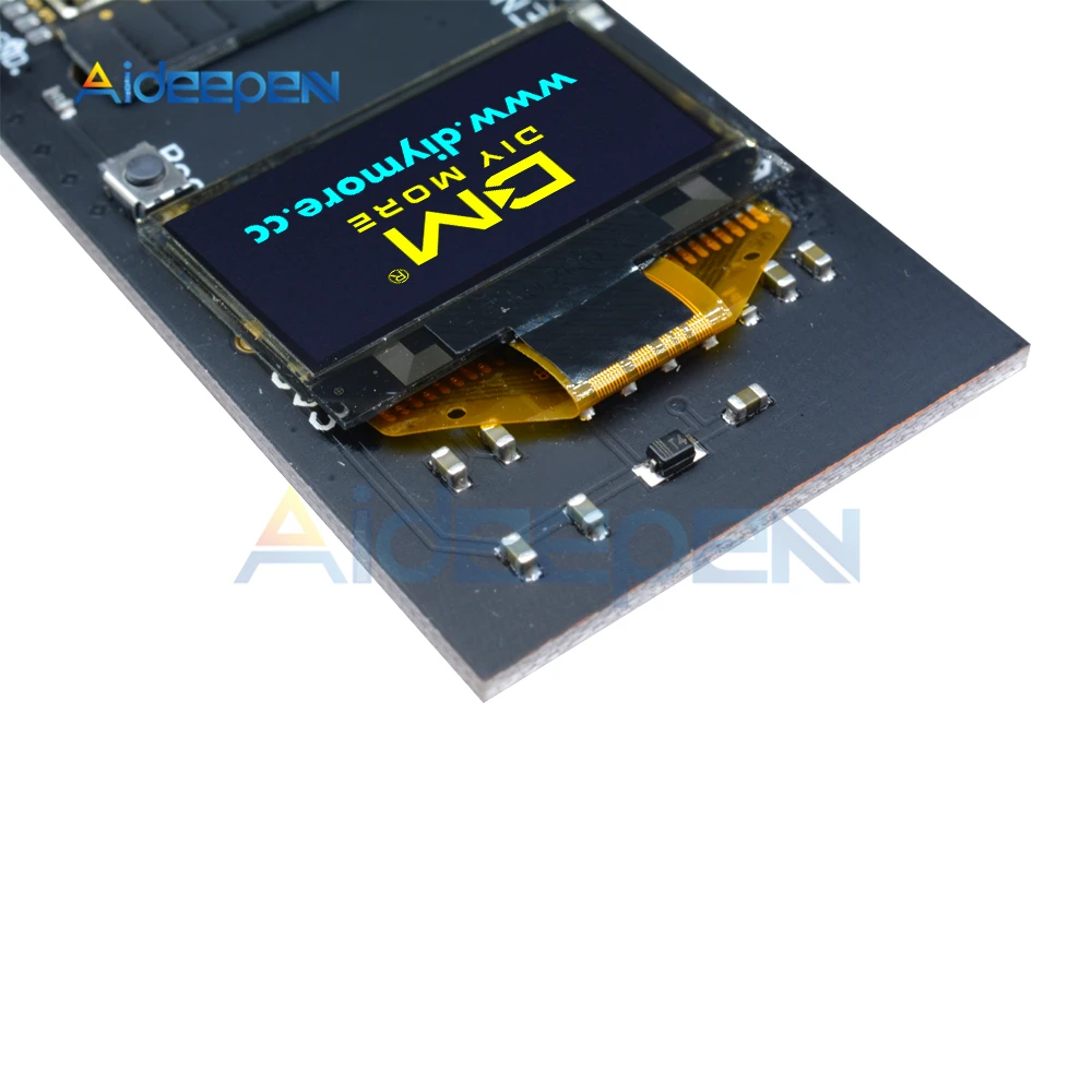 ESP32 0,96 синий желтый oled-дисплей WiFi Bluetooth 18650 литиевая Защита аккумулятора макетная плата CP2102 Замена модуля ESP8266