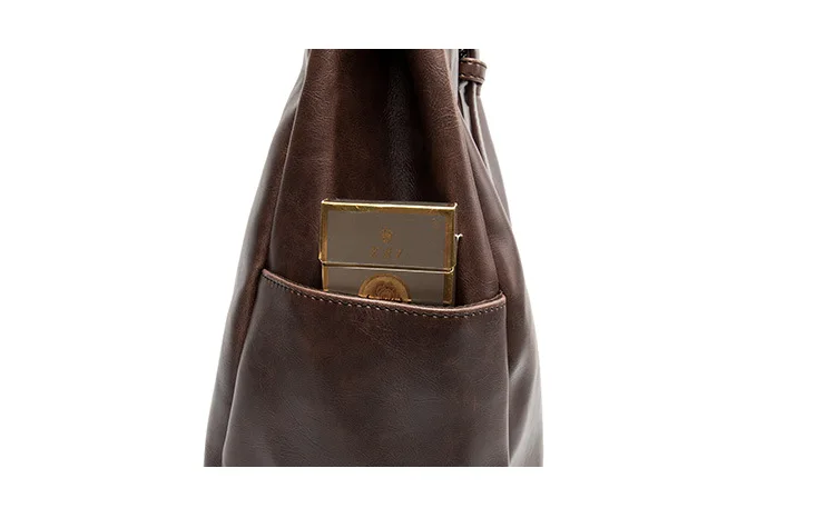 Ретро мужской портфель Crazy Horse кожаная сумка для ноутбука дизайнерские сумки на плечо бизнес сумка для ноутбука мужские сумки через плечо