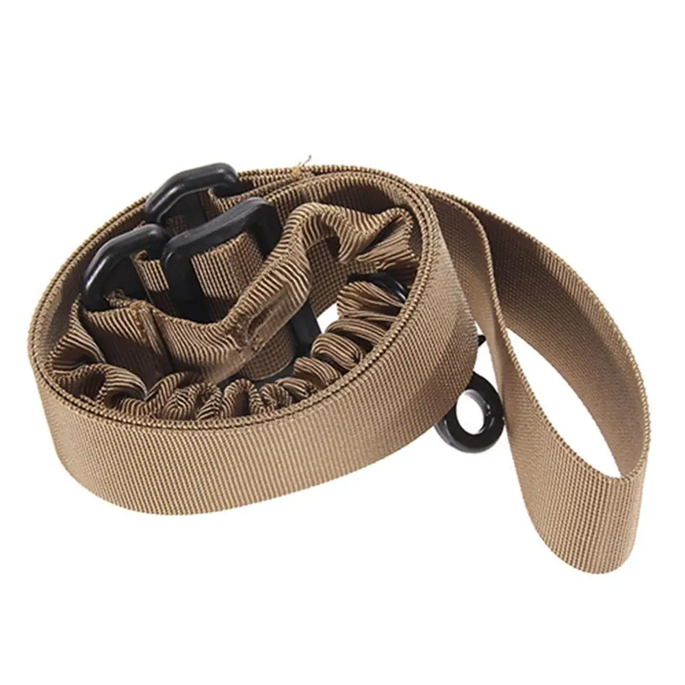 

Satety 1 Single Point Outdoor Adjustable Bungee Rifle Sling Strap System Buckle Rope