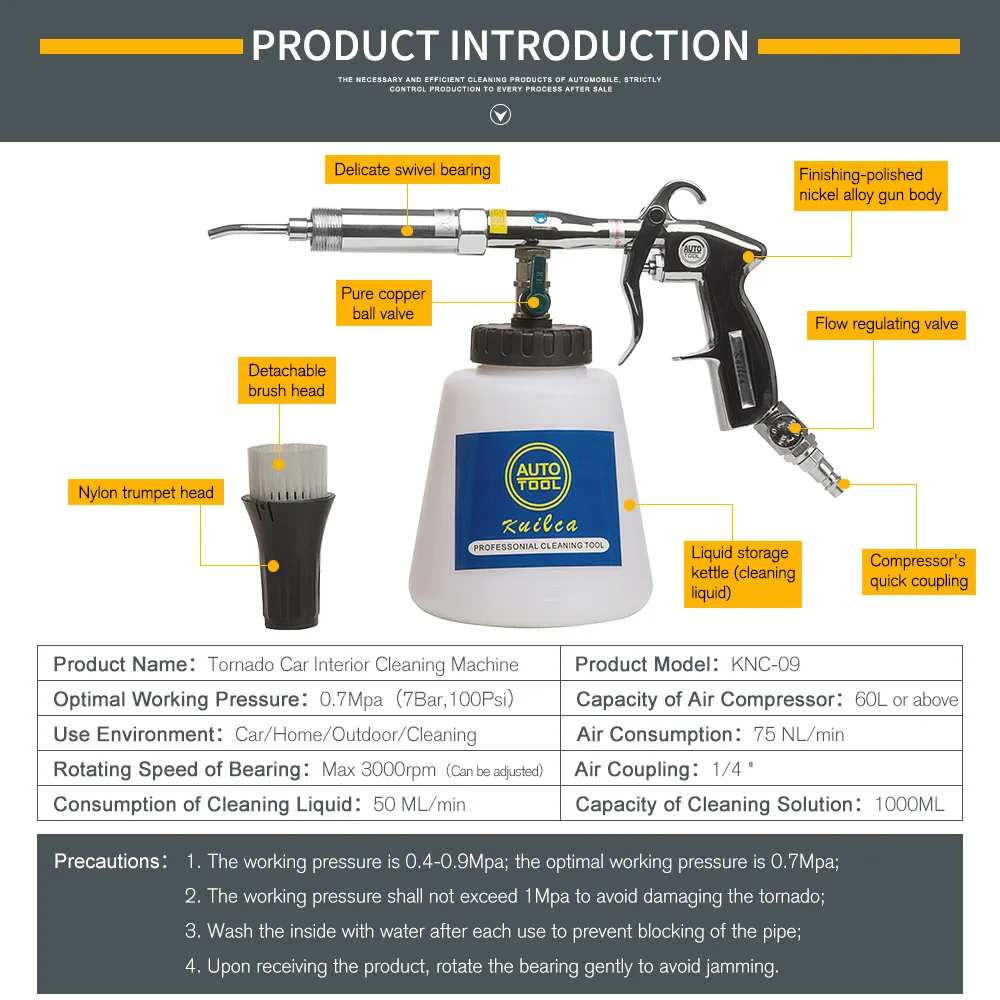 Knilca черный/preto подшипник tornador пена для чистки оружия, высокого давления автомойка tornado r пена пистолет, автомобиль tornado espuma инструмент