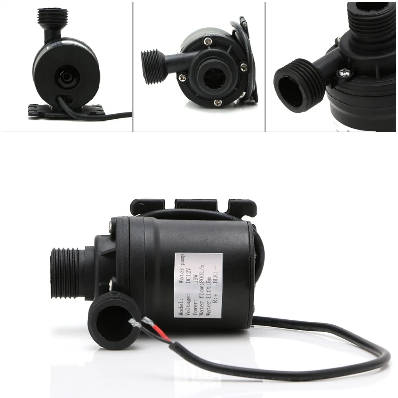 

800L/H 5m DC 12V 24V Solar Brushless Motor Water Circulation Water Pump 10166