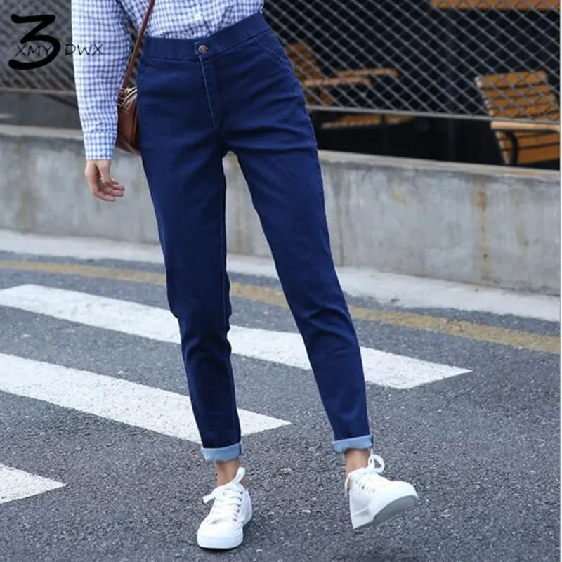 

XMY3DWX Autumn fashion women tight Pure cotton jeans/femininity high-end slim Fit Leisure pencil pants/Leisure pencil pants
