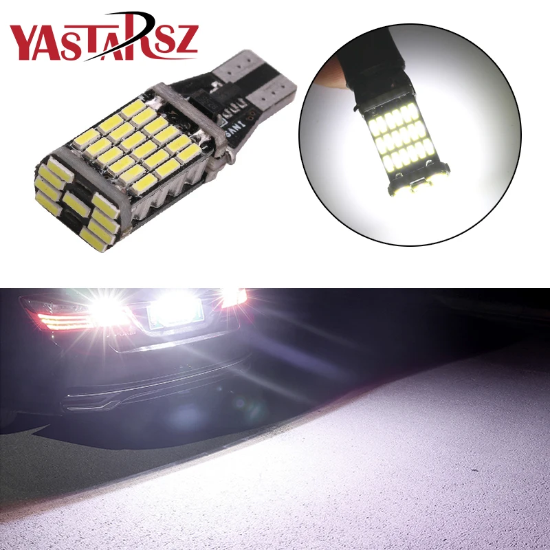 

1pcs canbus led W16W LED CANBUS T15 45led 4014smd Chip LED High Power Light Bulbs Compatible with T10 W5W LED Bulbs Car styling