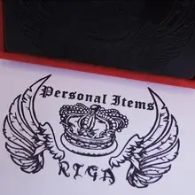 B) Прямоугольник Большой размер штамп на заказ светочувствительное уплотнение штамп индивидуальный логотип самописающийся штамп на заказ