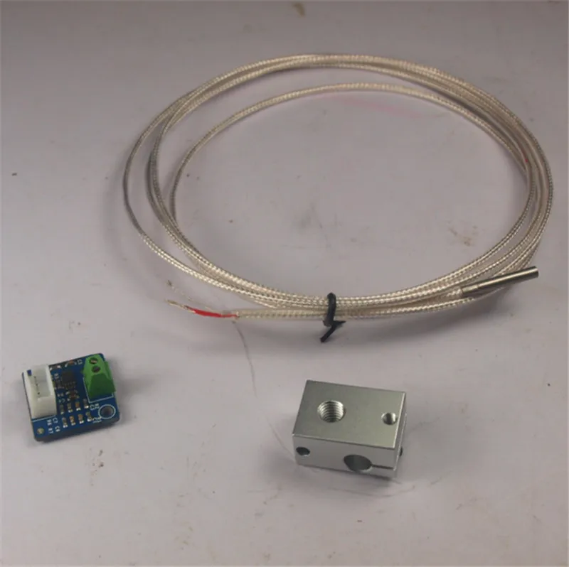 

Funssor PT100 temperature sensor V6 heater block upgrade kit for DIY 3D printer