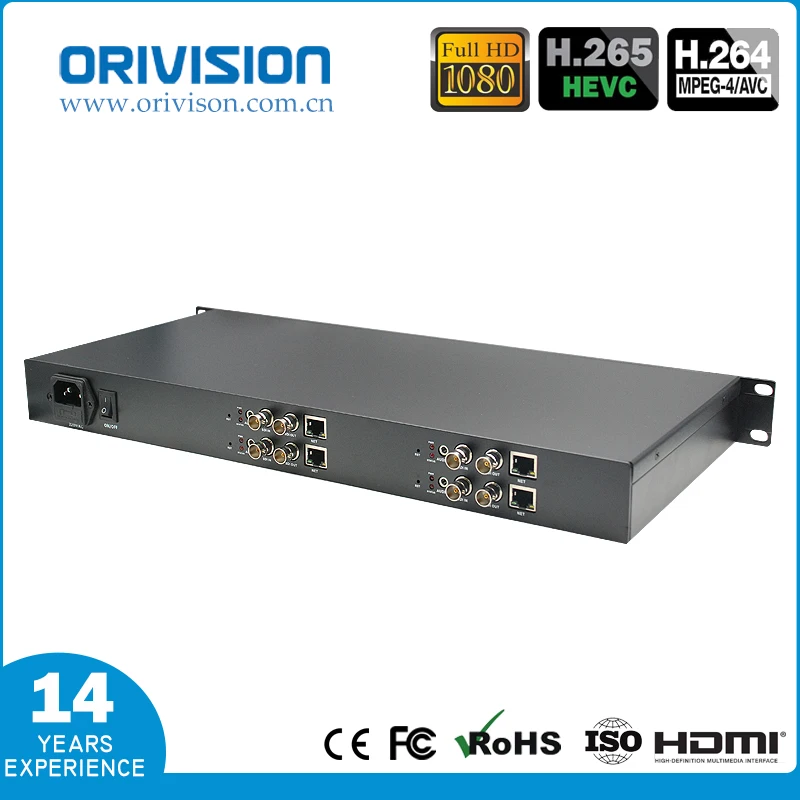 1U Rack 4 chanels H.265 /H.264 chs SDI input and SDI+IP output Video Encoder Support HTTP/RTSP/RTMP... | Электроника