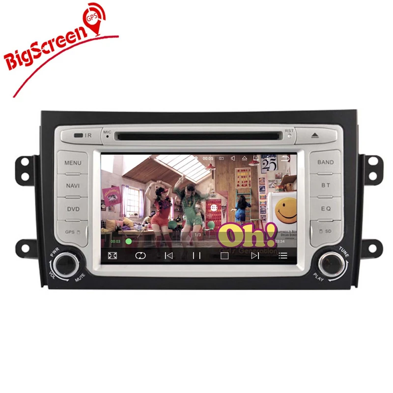 Best The Newest Android 7.1 Quad Core Car CD DVD Player GPS Navigation For SUZUKI SX4 2006-2012  Multimedia Monitor  Stereo 5