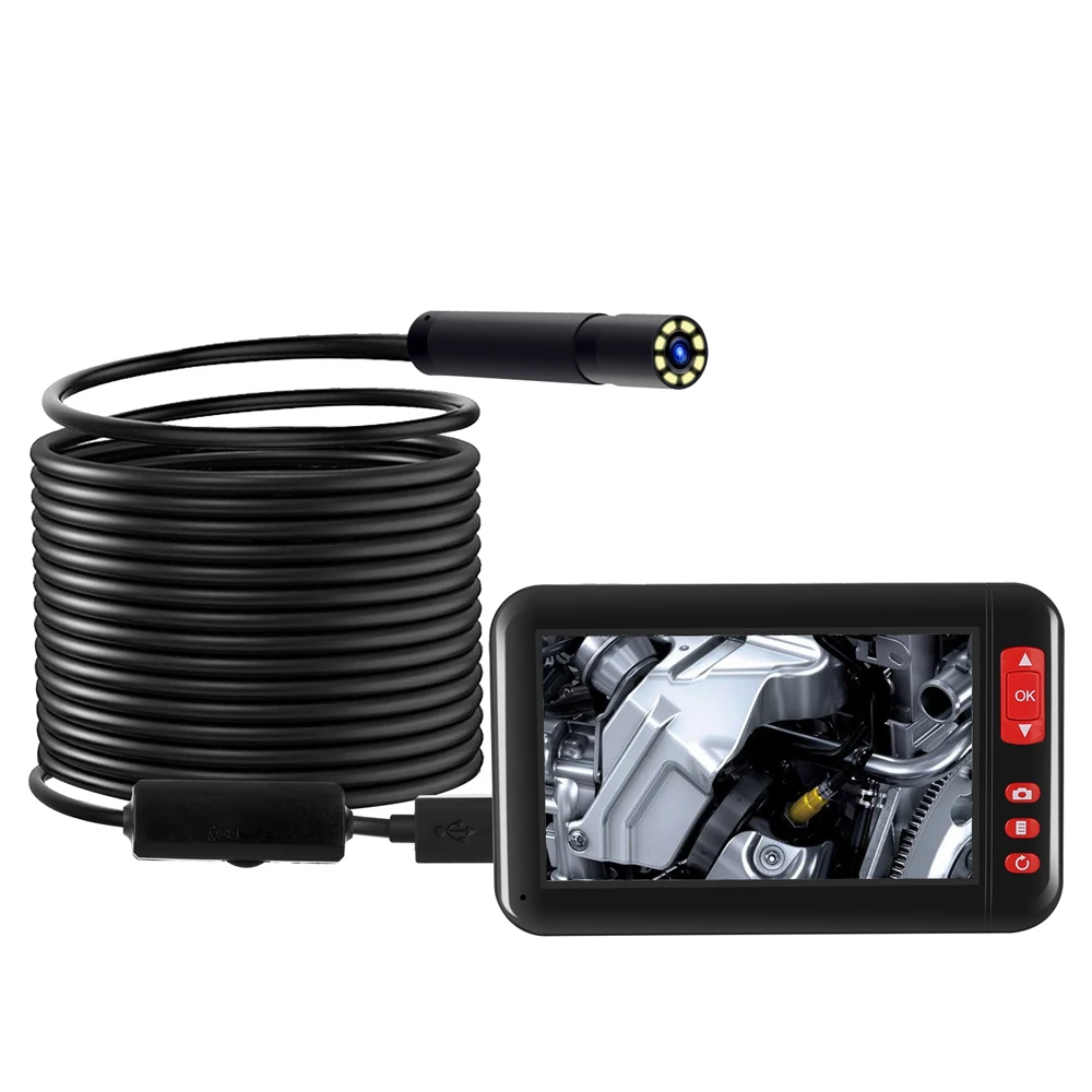 

Endoscope Camera Mini Waterproof Soft Cable Inspection Camera 8mm 2M 5M 10M USB Endoscope Borescope Endoscope For Iphone