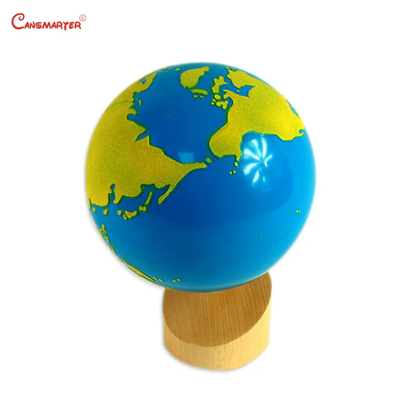  Colorful Globe Montessori Geography Practice Children Preschool Teaching Aids Wooden Educational To - 32995951012