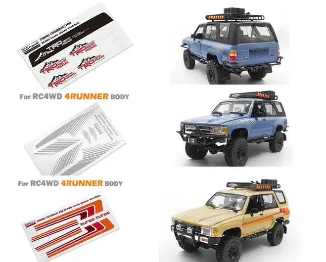 Набор наклеек на тело для Toyota жестком корпусе модель RC4WDD TF2 Ford jRAXXAS TRX4 LC80 LC70|Детали