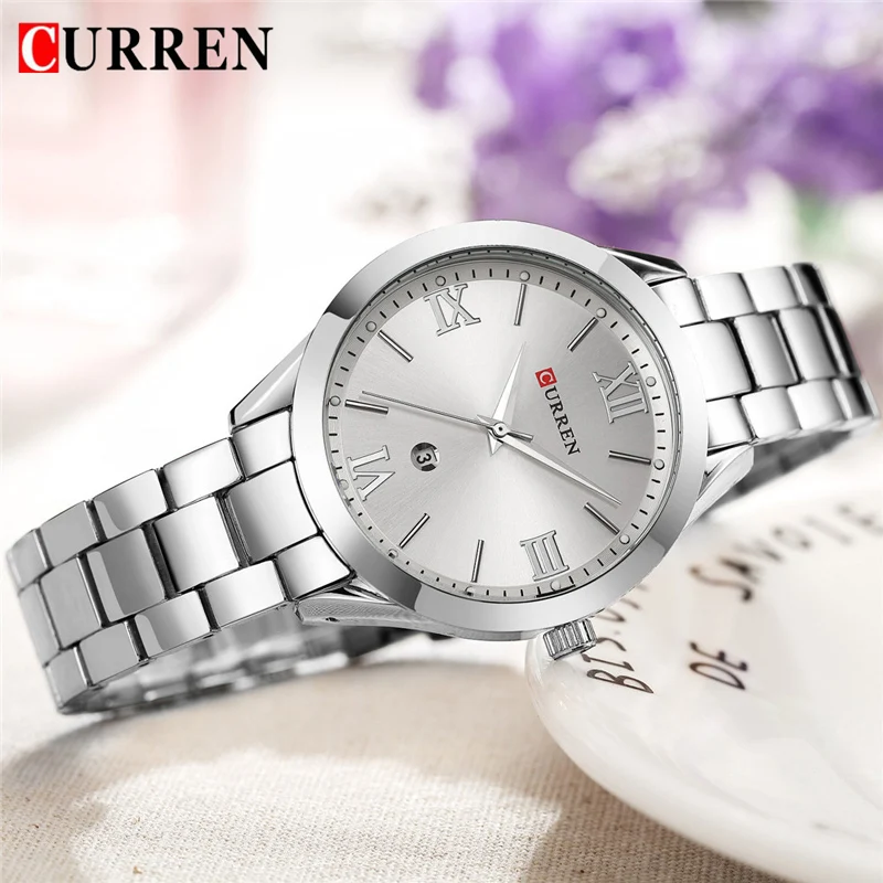 

Relogio Feminino CURREN Fashion Women Watches Top Brand Luxury Ladies Watch Stainless Steel Classic Bracelet Female Clock 9007