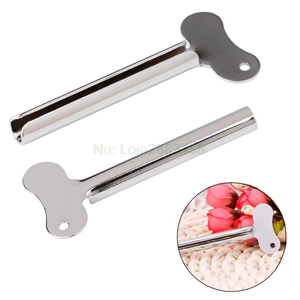 

Stainless Steel Metal Tube Toothpaste Hair Color Dye Cosmetic Oil Paint Squeezer