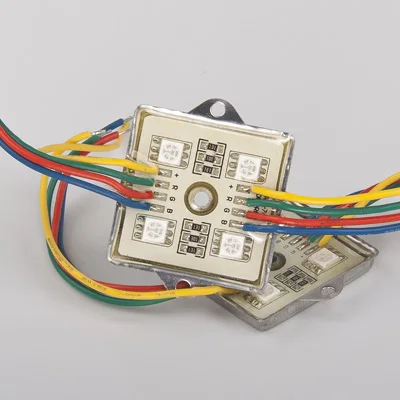 5050LED алюминиевый модуль SMD DC 12 В 4 светодиодных RGB знака светодиодные задние фонари