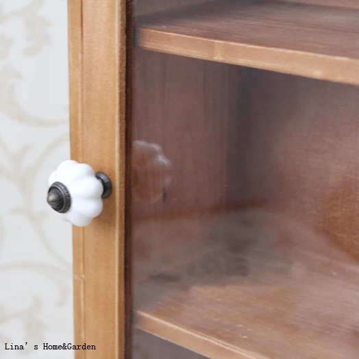 natural finish antique brown wood small storage cabinet with glass doorin living room cabinets from furniture on aliexpresscom alibaba group antique storage cabinet doors h1 cabinet