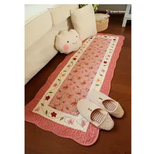 Современные 50 см* 135 см китайской вышивкой ковры деревенский Винтаж Цветочные ковры Спальня rugs элегантные ковры для Гостиная