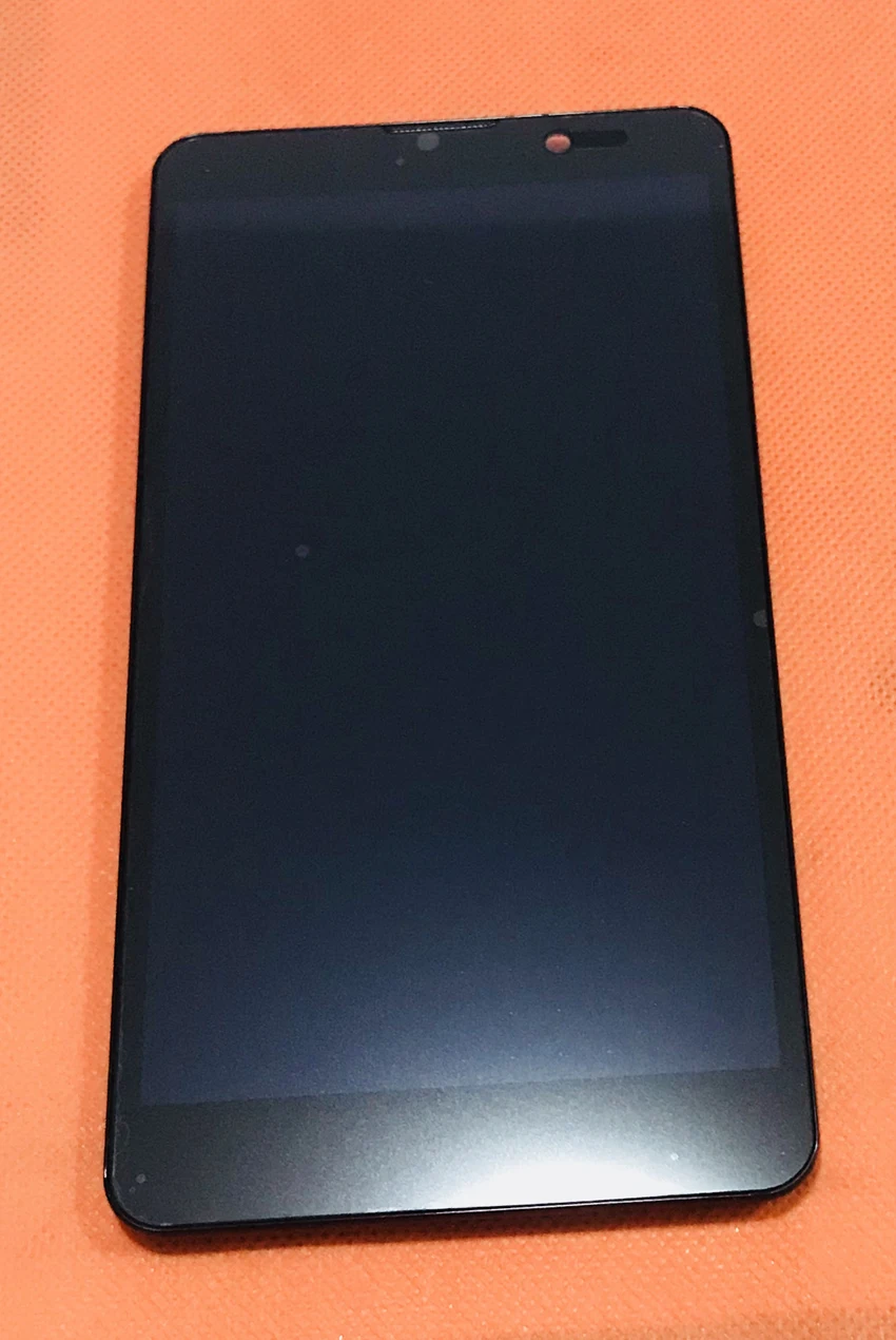 Оригинальный ЖК-экран б/у + сенсорный экран рамка для THL T200S MTK6582 Quad Core Бесплатная