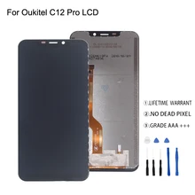 Original For Oukitel C12 Pro LCD Display Touch Screen Digitizer For Oukitel C12 Pro Display Screen LCD Phone Parts Free Tools Original For Oukitel C12 Pro LCD Display Touch Screen Digitizer For Oukitel C12 Pro Display Screen LCD Phone Parts Free Tools