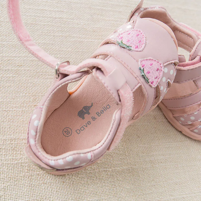 DB7281 Dave Bella spring summer baby girl sandal Princess Shoes brand shoes