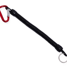 Рыбалка шнурки эластичные Рыболовные верёвки для подключения Рыбалка инструмент карабин сохранение веревка Рыбалка снасти разные цвета