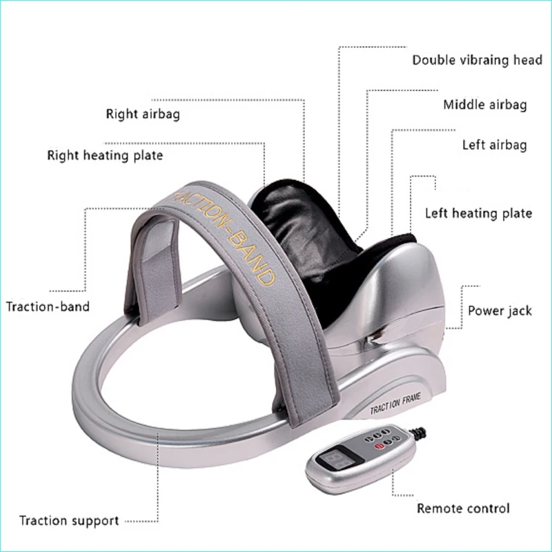 Подушка безопасности шейный массажер для шеи Тяговый Массаж Здоровье Уход облегчение боли удобный шейный массажер Релаксация организма массажер