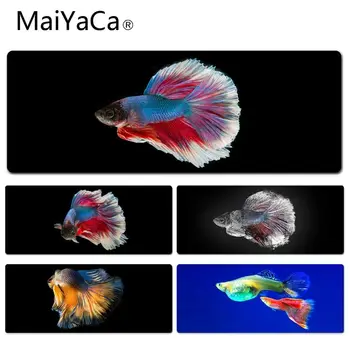 

MaiYaCa Custom Skin Colorful Fish Silicone Pad to Mouse Game Size for 30x90cm 40x90cm Rubber Rectangle Mousemats