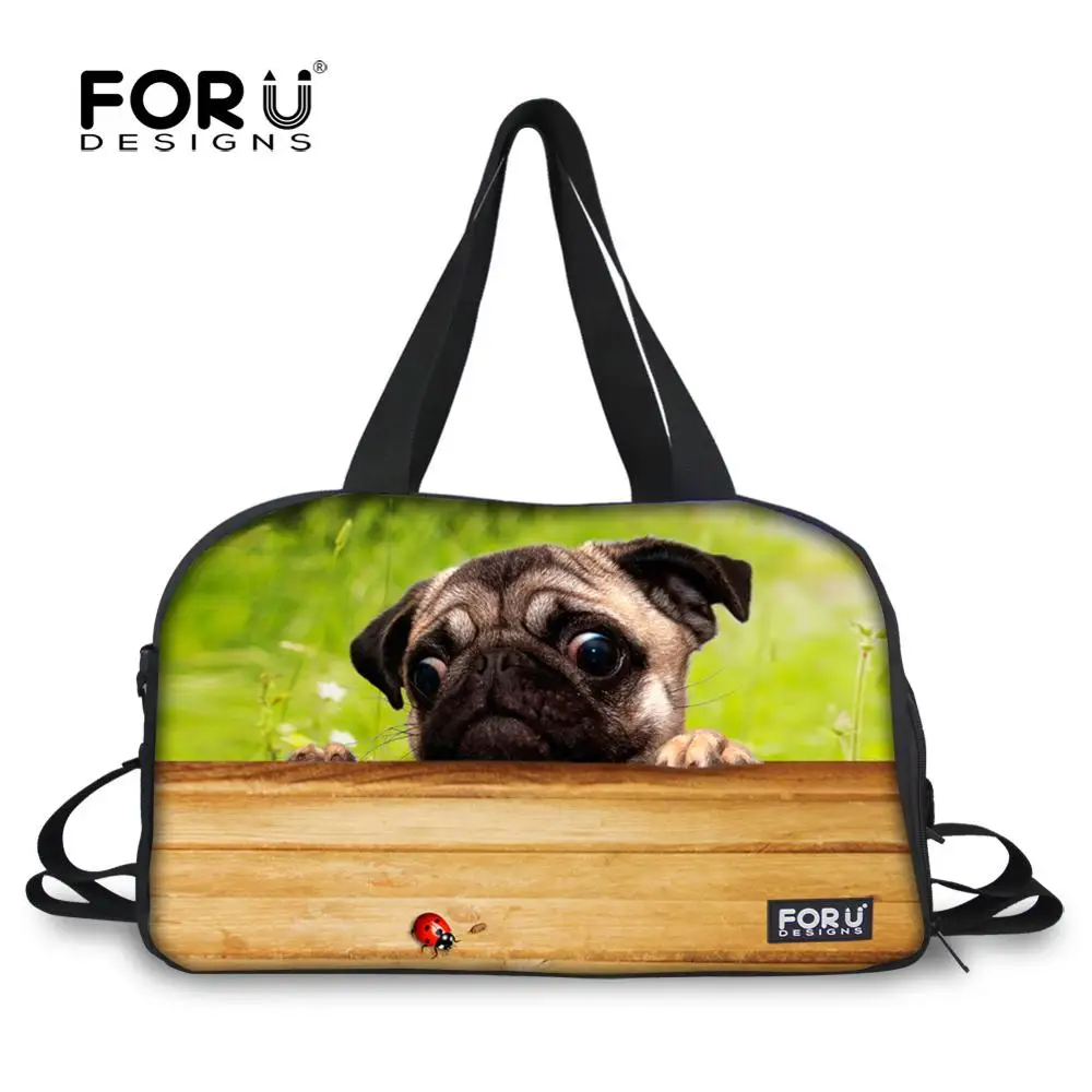 CA4983T FORUDESIGNS/Очаровательная сумка для мопса, Студенческая сумка для переноски, женская большая Женская дорожная сумка, сумка для багажа, вместительная сумка - Цвет: CA4983T