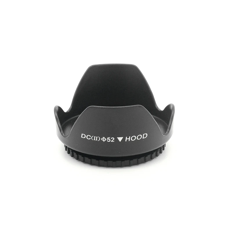 High Quality 52mm Lens Hood Screw Mount Flower Camera Hood For Canon Parasol Camera Casquette Photography Accessories