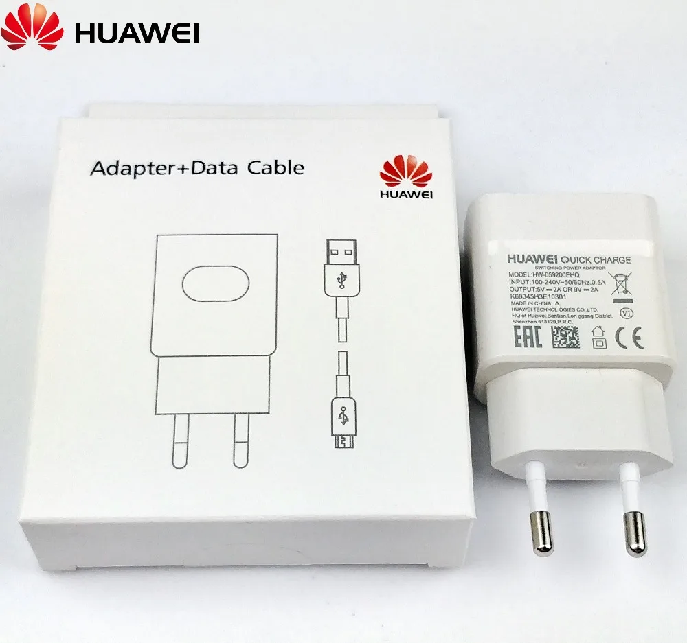 Huawei P20 lite Charger Original 9V 2A Quick Fast QC2.0 Wall Charge
