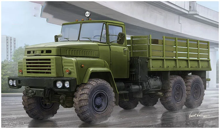 1/35 scale Hobby KingTair Military Off Road assembly Moder Russia KrAZ-260 truck kITS compatible Tamiya | Игрушки и хобби