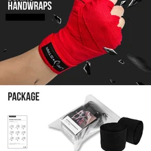 2 шт., 1,5 м, 3 м, боксерские перчатки для рук, s, бинты, перчатки для ММА, поезд, защита запястья, кулаки, Пробивка, ручная упаковка, коробка, аксессуары