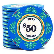 10 шт./партия винтажные Цветочные фишки для покера 9,5 г железо/керамика высокое качество роскошные фишки техасский холдем покер - Цвет: 50