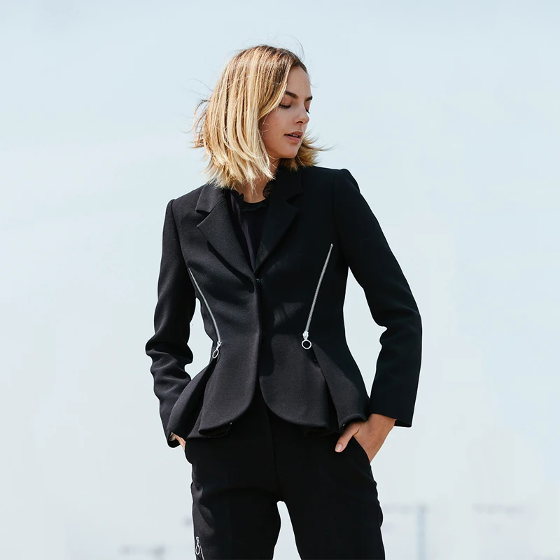 Domoda леди Пальто для будущих мам модная верхняя одежда femalesolid черный повседневные
