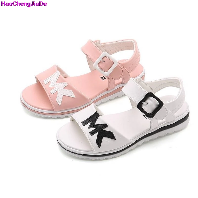 

HaoChengJiaDe Sandals For Girls New Style Fashion Baby Shoes Girl Sandals Princess Girls Sandals Girl Summer Nubuck Dancing shoe