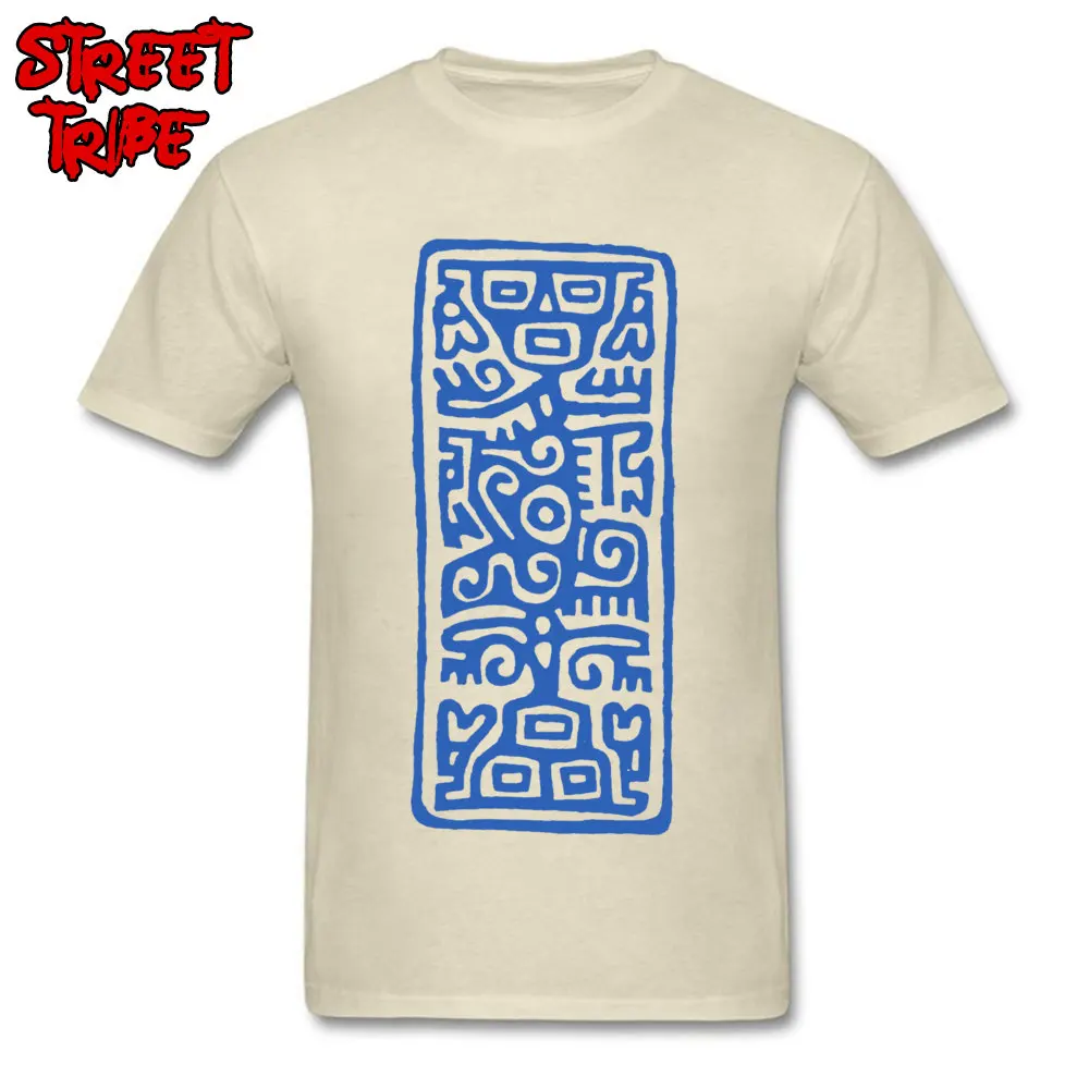 Design Aztec 2 T-shirts Special Mother Day Short Sleeve Crewneck Tops Tees 100% Cotton Men Customized Tops Tees Aztec 2 beige