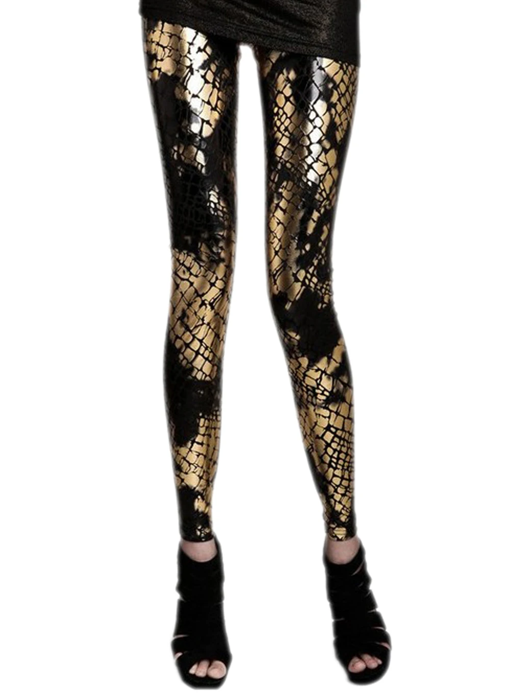 lizard print leggings