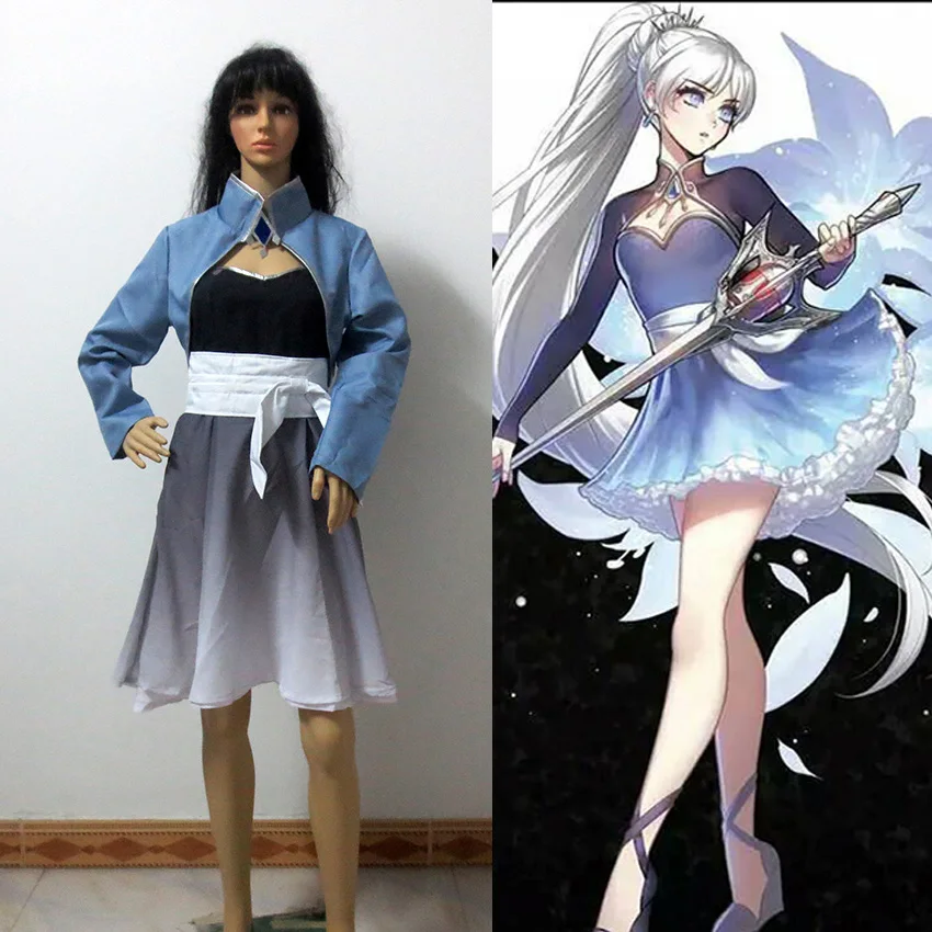 Зимний костюм для косплея сестры шни Вайс из косплей RWBY Dress|cosplay costume|costume costumecostume