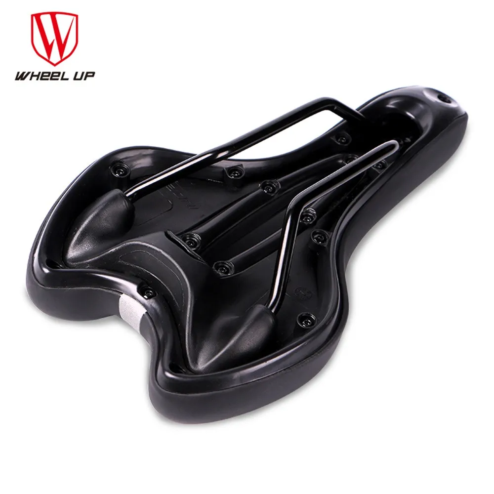 Comfortable Professional Bicycle Cycling Saddle Hollow Design Cushion Seat Hi-ten Steel Rail Mountain Road Bike MTB Saddle Z0701