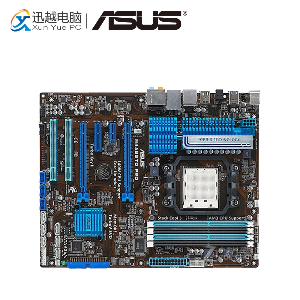 

Asus M4A89TD PRO Desktop Motherboard 890FX Socket AM3 DDR3 SATA2 USB2.0 ATX