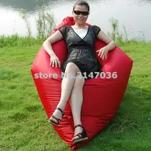 Твердый красный открытый и крытый гостиной Водонепроницаемый взрослый квадратный большой складной мешок, расслабить любое место подушка "Кресло-мешок"