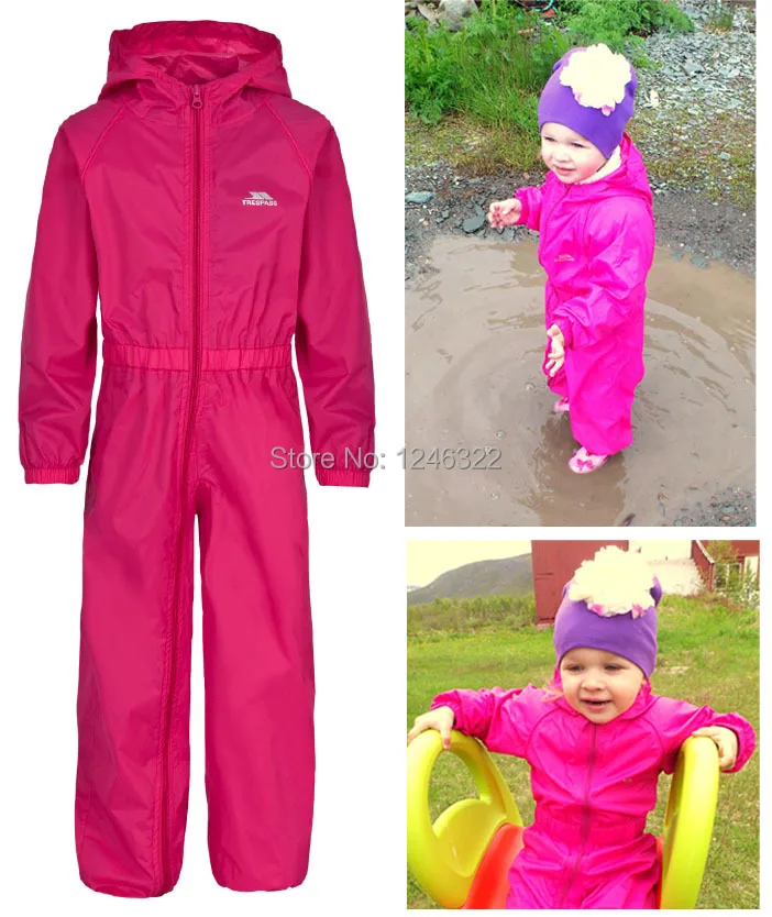 trespass baby rain suit
