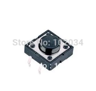 

FREE SHIPPING 100PCS DIP 12X12X5(h)MM Tactile Tact Push Button Micro Switch Momentary (High temperature resistant ROHS)