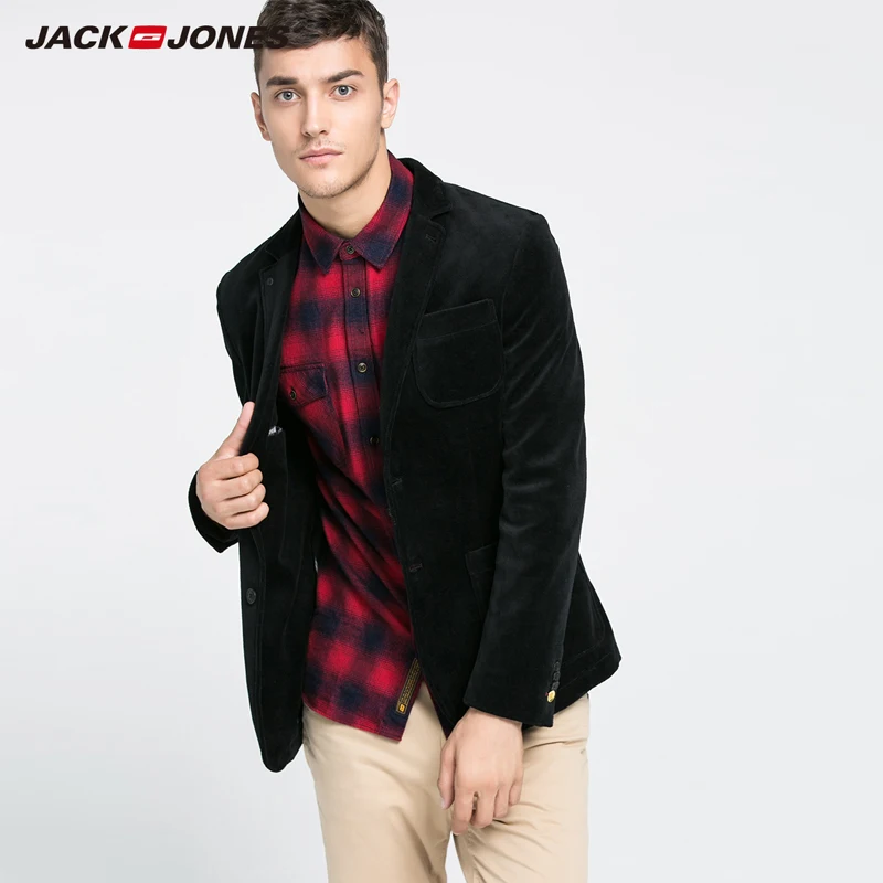 

JackJones Brand slim fit business casual suit jacket man |215308034